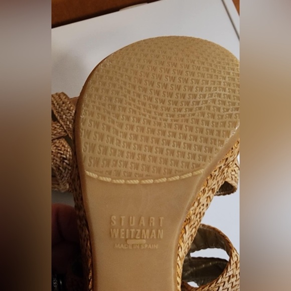 Stuart Weitzman Women’s Size 9 Weavit Platform Sandals EUC** - Picture 2 of 9